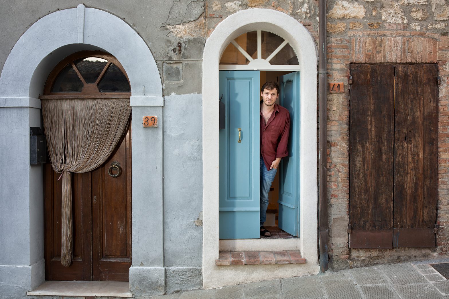 Johannes Holt Iversen during his visit at the Banditto Artist Residency, Montefollonico, Tuscany