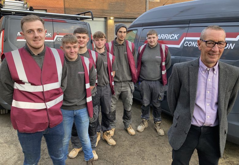 McCarrick Construction's New College apprentices