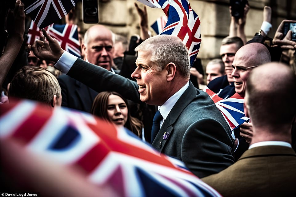 Who's this royal walking towards Westminster Abbey? Incredible image looks almost real... until you look a little closer