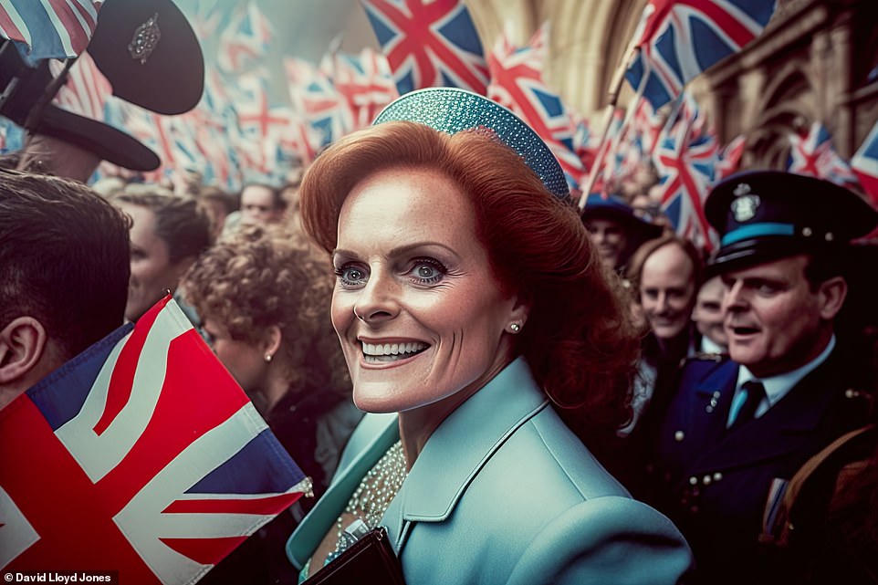Another royal in attendance at the King's Coronation on May 6. Who do you think this is supposed to be?