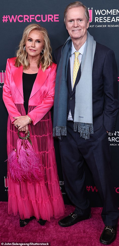 What a family: Paris Hilton's parents Kathy and Richard Hilton were also on hand for the philanthropic event