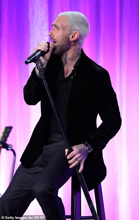 Soulful: He belted out his hits