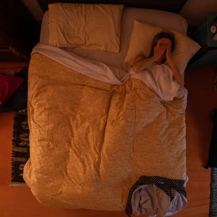 Sandra in bed (time 08.35)