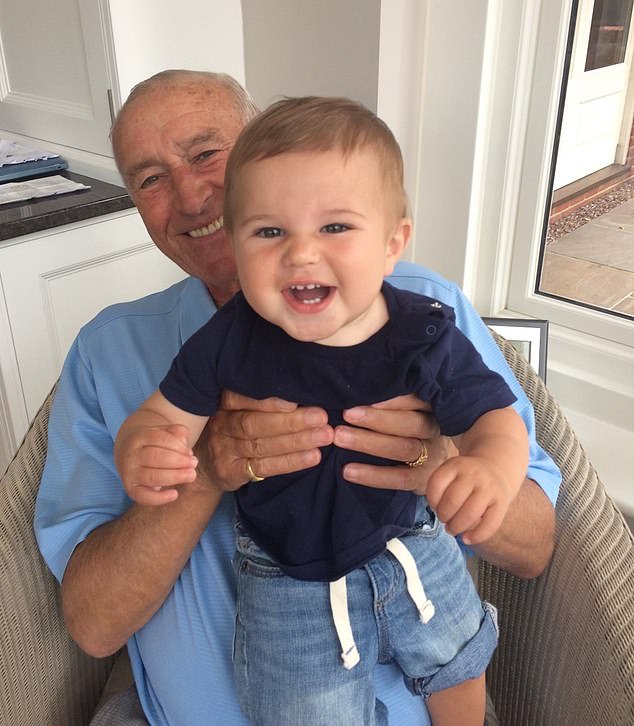 Len retired last year and said he wanted to spend more time with his wife Sue, and his grandchildren. Pictured: Len with his grandson, Jack