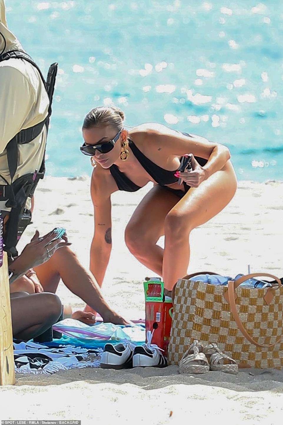 Frustrating: Ahead of Lala's postcast, Scheana revealed that she was paired with Sandoval for a meditation exercise, calling it 'emotionally draining' and 'uncomfortable'