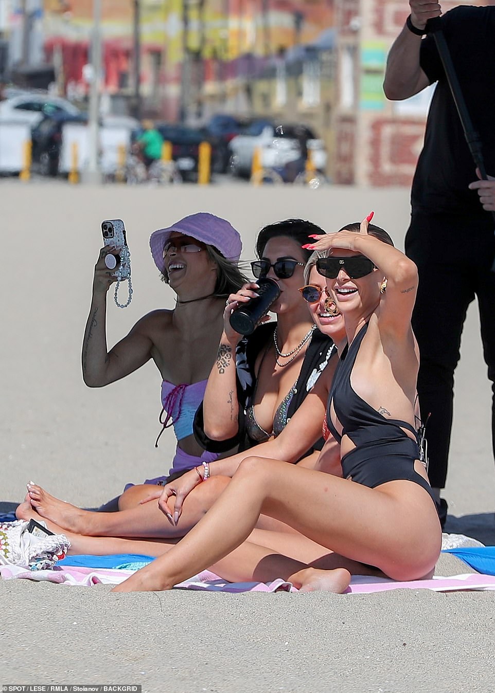 Defending herself: After receiving negative backlash, Scheana jumped to her Instagram stories to share a 'rant' while Lala was next to her as they lounged on a bed