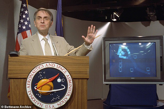 Sagan was known for sharing complex scientific views, in an effort to educate the masses - he wanted to have open minds and active imaginations