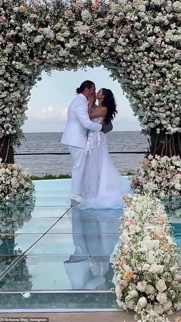 Special day: The couple ¿ who share daughter Summer Moon, two ¿ got legally married in August 2021 but had to hold off on their ceremony due to the COVID-19 pandemic