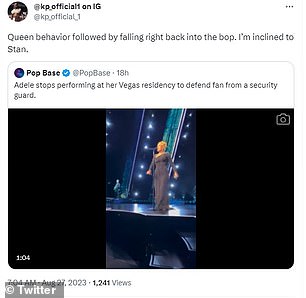 Queen: Twitter user @kp_official_1 was one of many fans who hailed the British Singer as a 'queen'