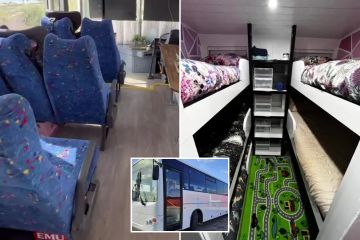 I’m a mum-of-5 & we live in a school bus…it’s much cheaper than buying a house