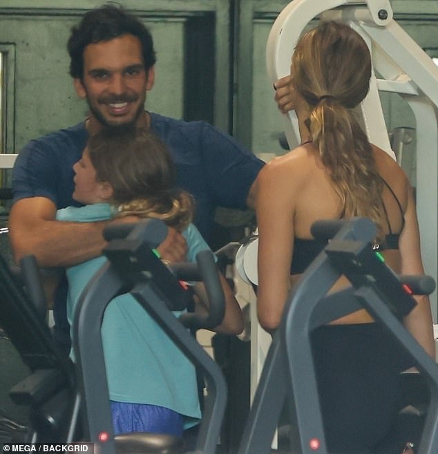 Incidentally: Gisele is pictured last month with her daughter Vivian, 10, and Joaquim