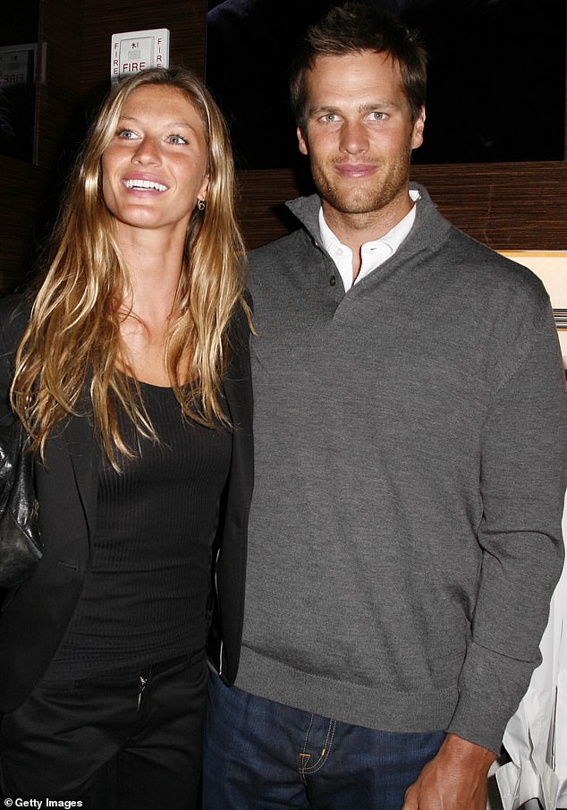 Detail: In a recent interview with Vogue Brazil , Gisele reflected on the difficulties of getting divorced under the glare of the public eye; pictured with Tom in 2008