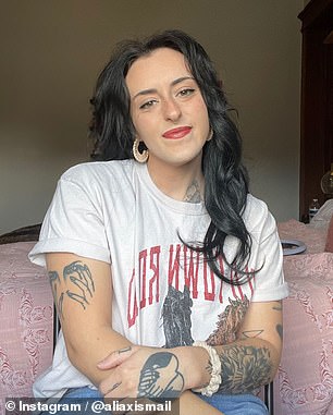 She spent six years taking testosterone and living as a male before deciding to become a woman again. She is pictured after she 'de-transitioned' back to a female
