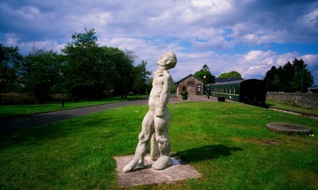 Sally McKenna’s statue “I’ll Send You the Fare”, at Kiltimagh train station, commemorating the artery that drained the west of Ireland’s population