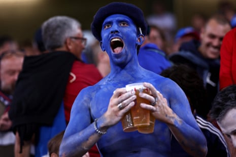 A painted french fan