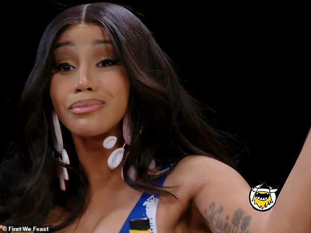 'Like KidzBop': When the radio version of Bongos came up, she confessed that she found it 'So annoying!' and had just recorded the tamer lyric 'like practically two weeks ago'