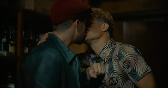 Bad Bunny kisses Gael Garcia Bernal in new clip