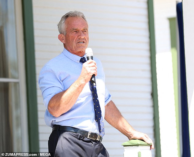 Controversial candidate Robert F Kennedy Jr has sparked fervent debate over his aggressive views on vaccines, and Paltrow admitted that 'he's said some things that I think are tricky, let's put it that way'
