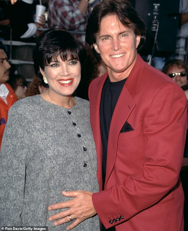 History: The former Olympic athlete, 73, shared 22 years of marriage with the Kardashians momager, 67, as well as welcoming two children together, Kendall and Kylie (the couple pictured in 1995)