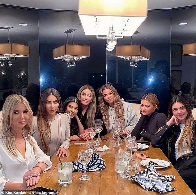 Family: Tensions also ensued after Caitlyn was shut out of the family's new Hulu show, The Kardashians