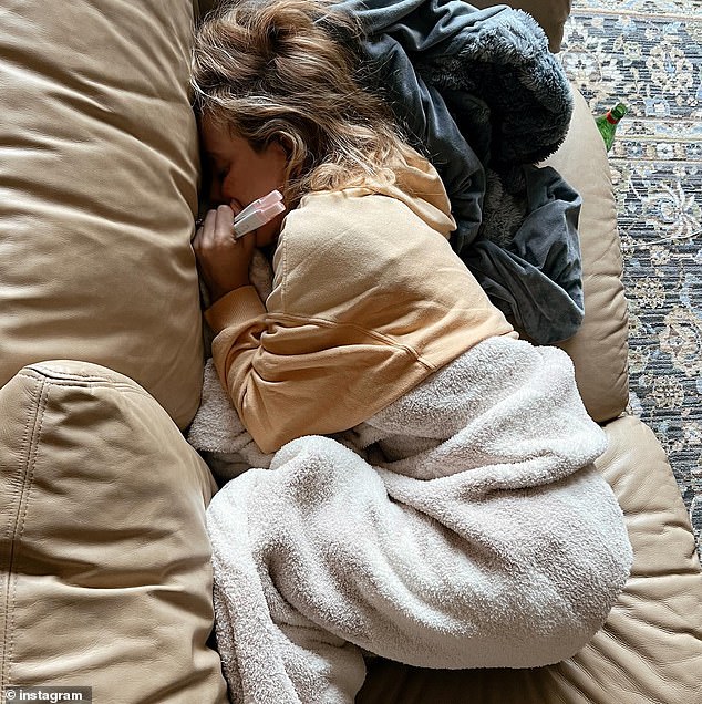 Fertility journey: A few months earlier in August jumped to her Instagram and posted a lengthy and emotional message to her followers about their five-year fertility journey