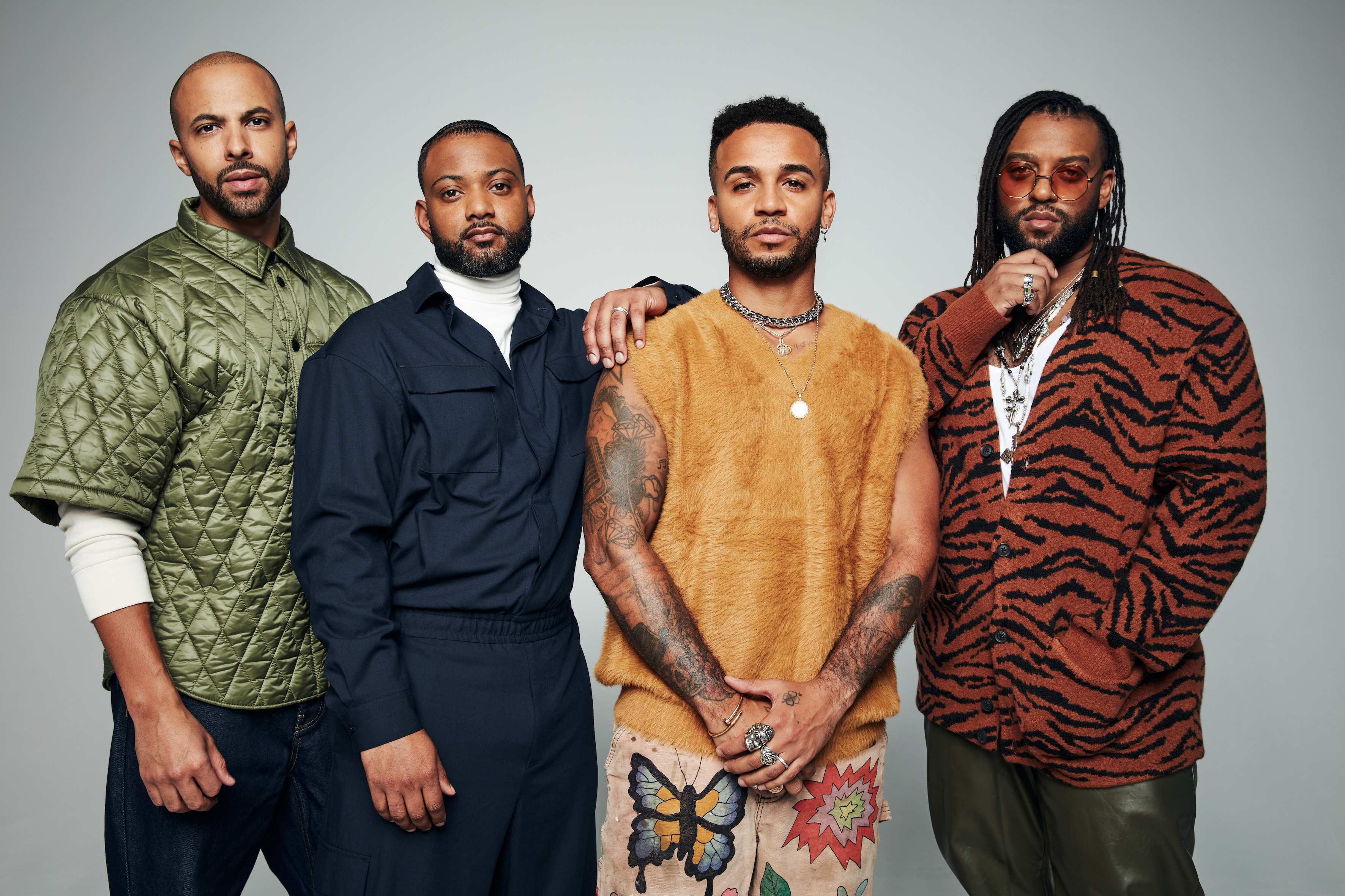JLS credit each other for managing to stay grounded