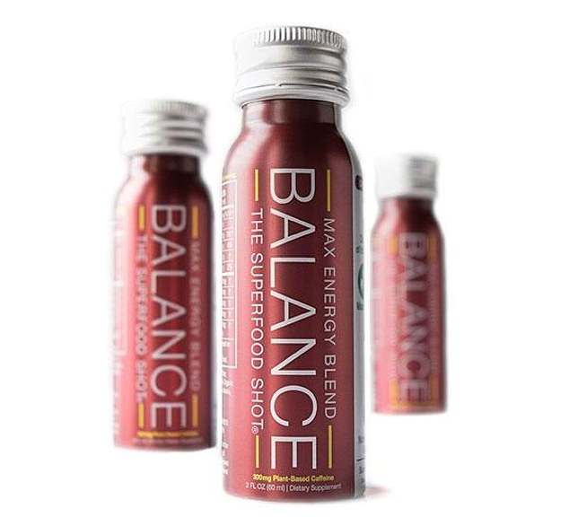 'Max Energy' shots made by Balance, The Superfood Shot, contain 300 milligrams of caffeine in just two ounces, more than three times that of an eight-ounce cup of coffee