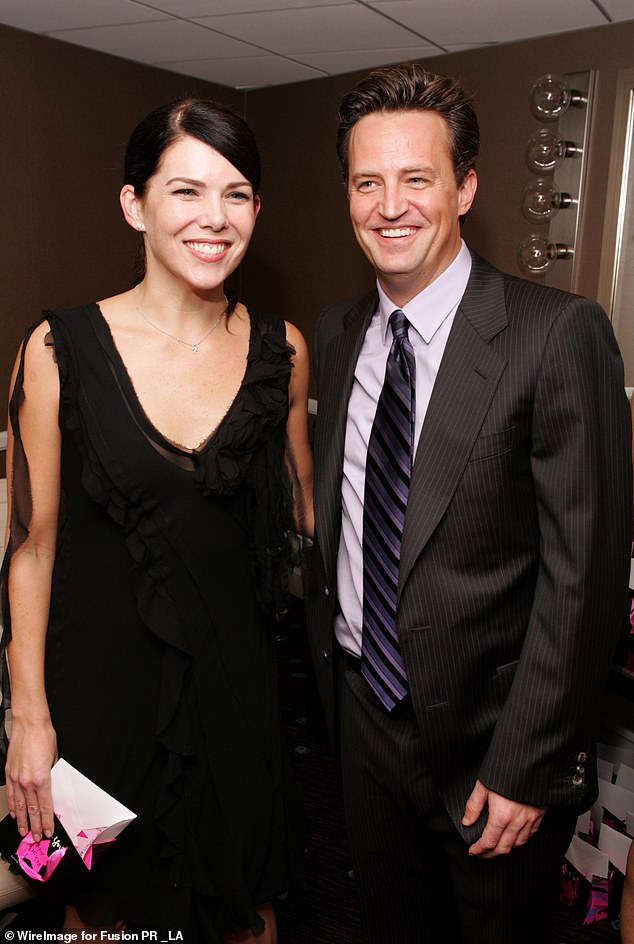 Brief romance: He was briefly linked to Gilmore Girls star Lauren Graham in 2008 before they called it quits several months later
