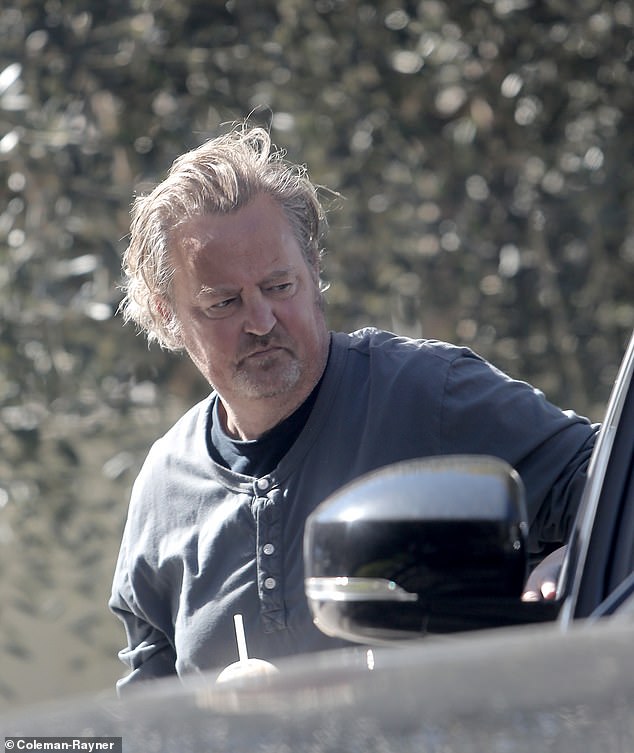 Perry was pictured in Los Angeles February 7 2023 as he oversaw the delivery of furniture at his new Los Angeles hideaway