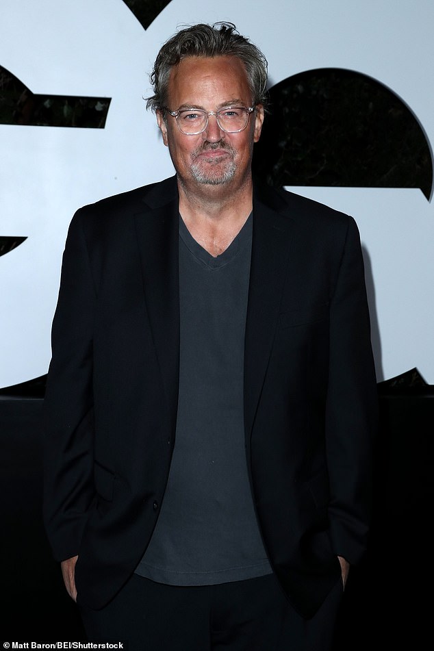 Tragic loss: The Friends star was found unresponsive in a hot tub at his Pacific Palisades home. Seen in November 2022