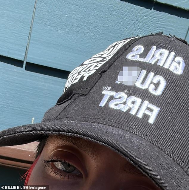 Explicit: Eilish pushed boundaries in a provocative black hat