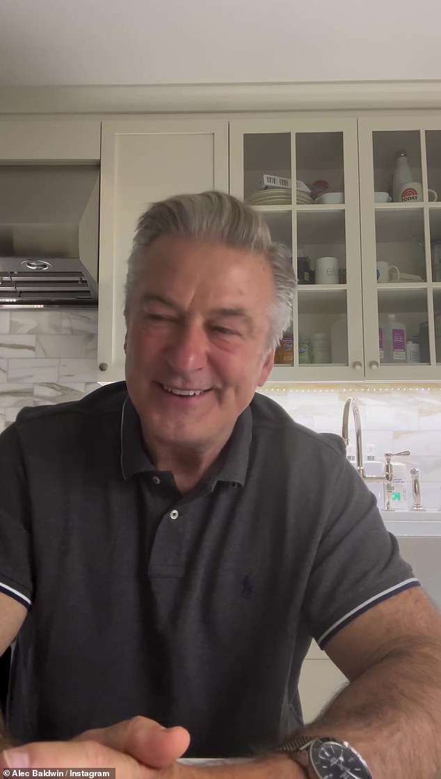 'Human based': Baldwin, 65, took to his Instagram to film a video reaction, as he stressed that the movie business is 'human based'