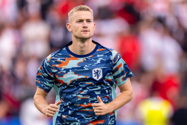 Matthijs de Ligt of the Netherlands at Euro 2024