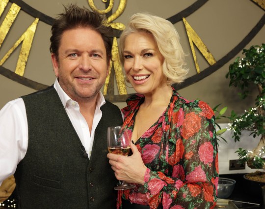 James Martin with Hannah Waddingham in 2023