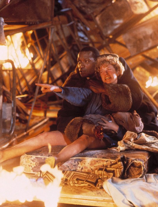 Tony Todd and Virginia Madsen in the 1992 film Candyman.