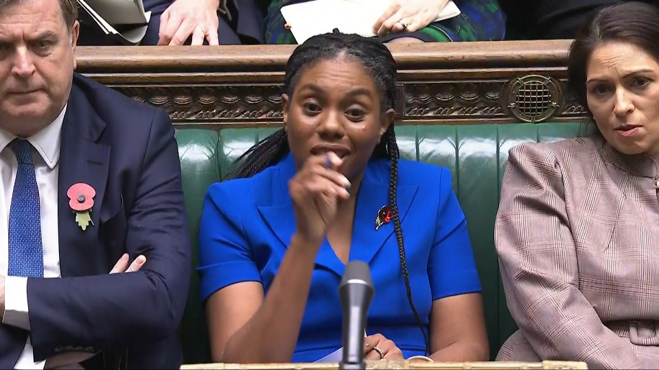 Kemi Badenoch today demanded Sir Keir Starmer apologise for comments by David Lammy calling Donald Trump a "Nazi"