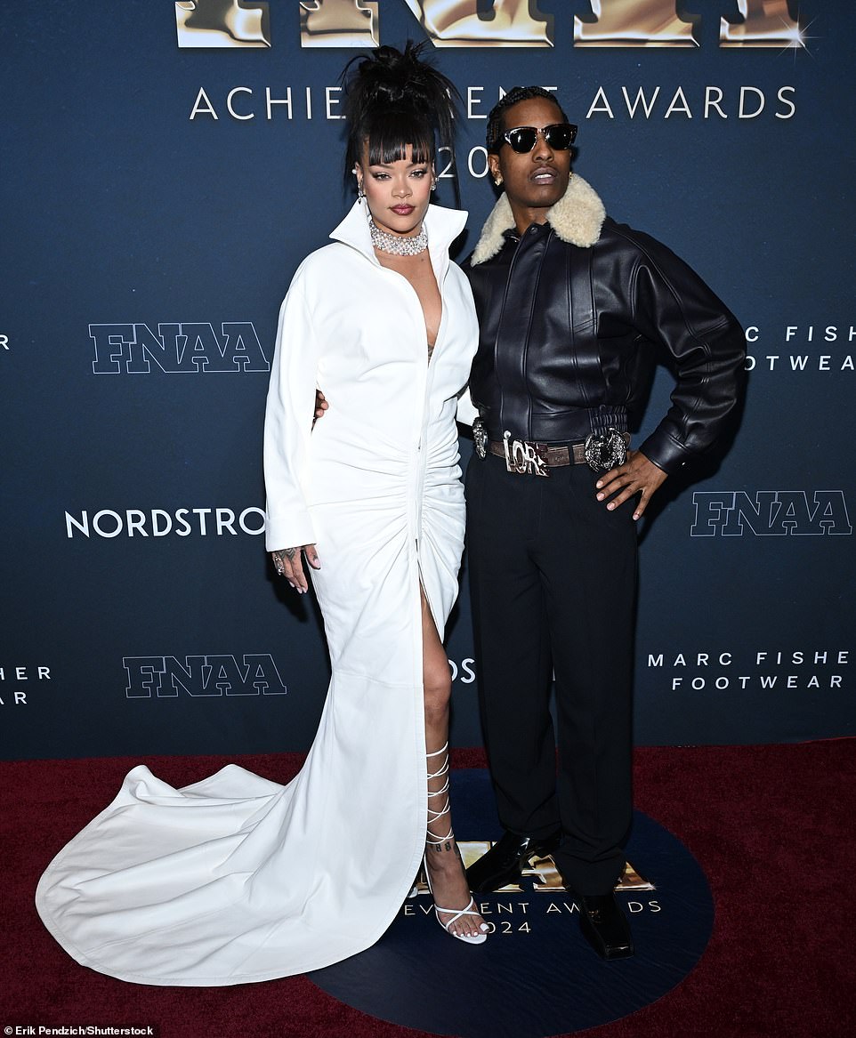 The glamorous billionaire was joined by her rapper boyfriend A$AP Rocky, 35