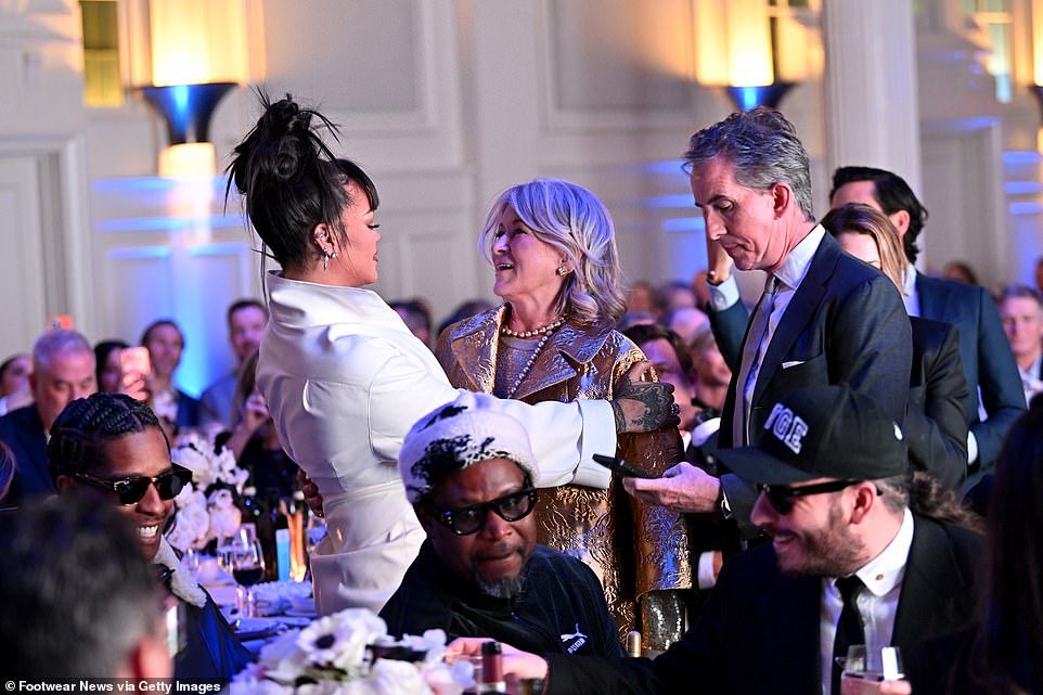 Rihanna and Martha Stewart enjoyed a catch up at the ceremony