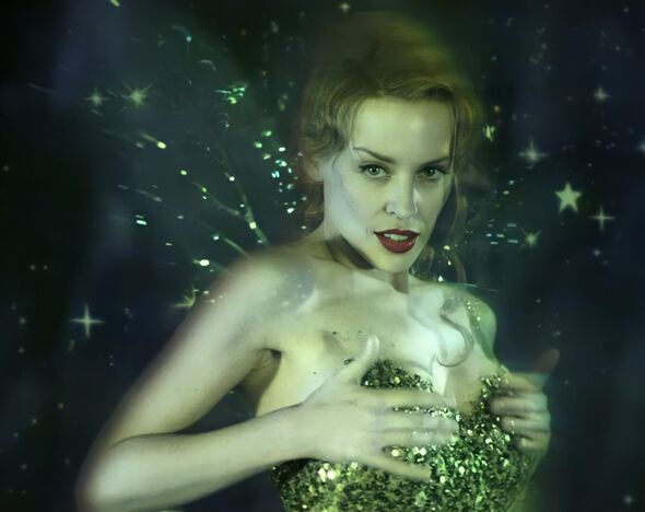 Kylie Minogue as the Green Fairy in Moulin Rouge