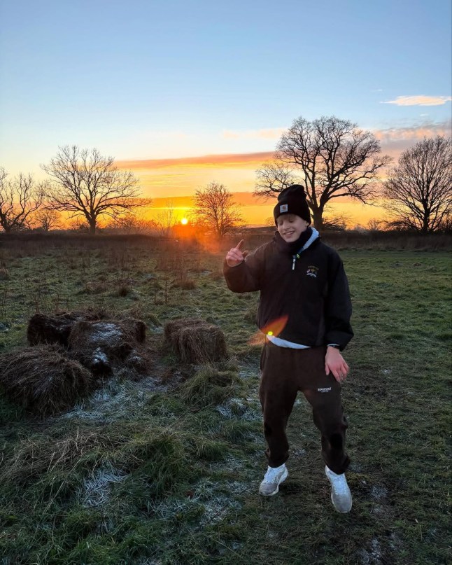 Kirsty Gallacher sparks concern after allowing her children to walk across frozen lake