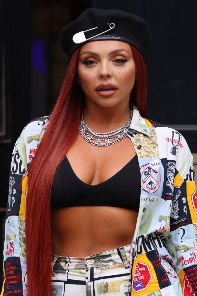 Jesy Nelson promoting her single "Boyz."