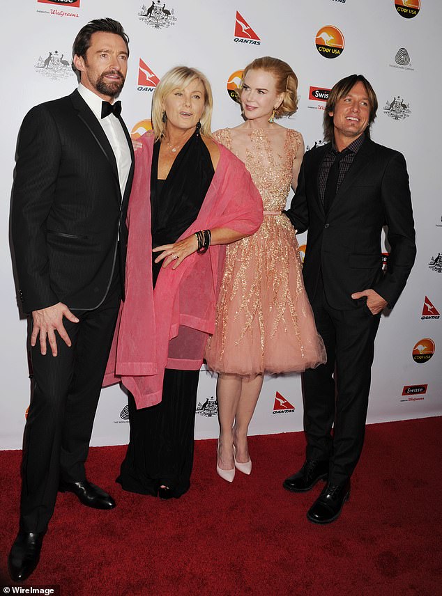 Kidman, in her own words, said she 'owes' her Hollywood career to her close friends Jackman and Furness. Pictured in 2013 with the actress' husband Keith Urban