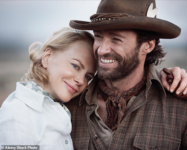 'Nicole knows Hugh is going to be fine ¿ he has the best team of handlers in Hollywood and he¿s in the throes of his new romance,' the insider told the publication. Kidman and Jackman pictured in the film Australia