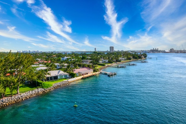 The Port of Palm Beach, Florida, USA