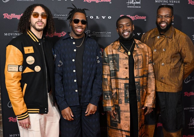 Mandatory Credit: Photo by David Fisher/Shutterstock (14949332cl) Ezra Collective Rolling Stone UK Awards, Arrivals, Roundhouse, London, UK - 28 Nov 2024