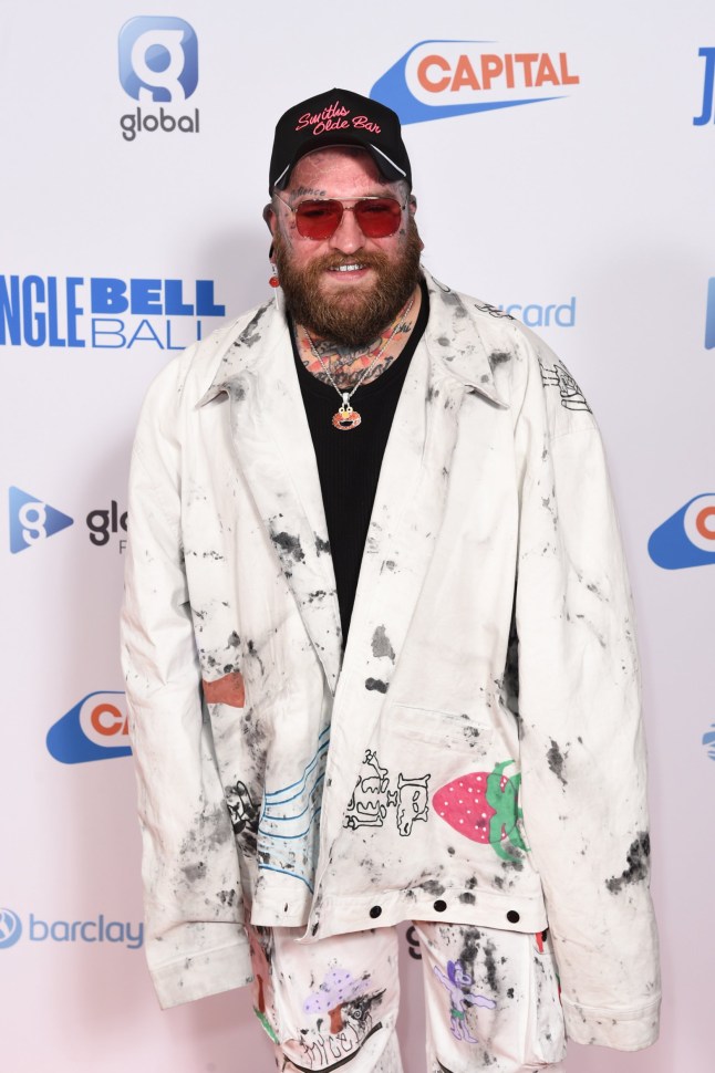 Mandatory Credit: Photo by Ash Knotek/Shutterstock for Global (14977303fy) Teddy Swims Capital's Jingle Bell Ball with Barclaycard, Arrivals, The O2 Arena, London, UK - 07 Dec 2024