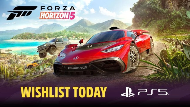 Forza Horizon 5 on PlayStation 5 graphic