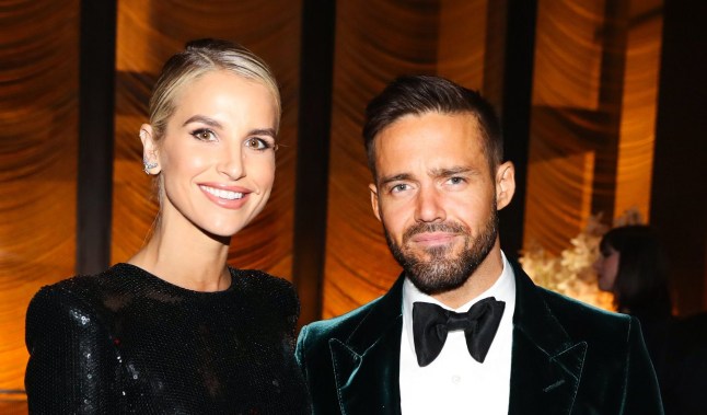 Vogue Williams and Spencer Matthews in black tie