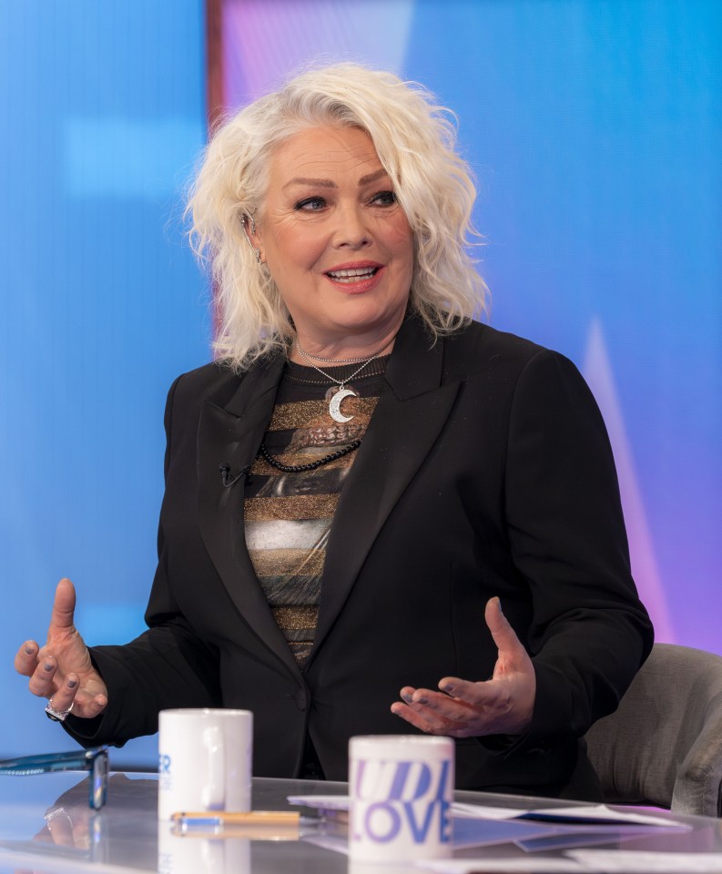 Kim Wilde on the Loose Women TV show.