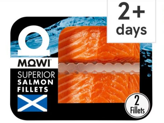 Mowi salmon sold by Tesco